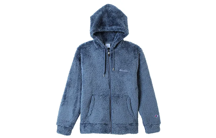 Champion Velvet feel Coat Japan Version Unisex Windsor Blue