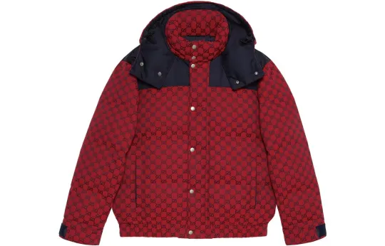 GUCCI Gg Canvas Down Jacket
