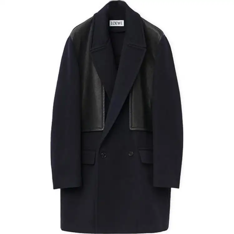 LOEWE FW24 Coat Men's Midnight Blue