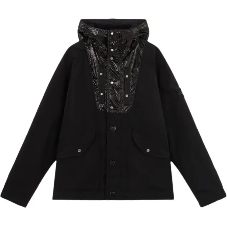 STONE ISLAND Anti Drop Hooded Panama Jacket