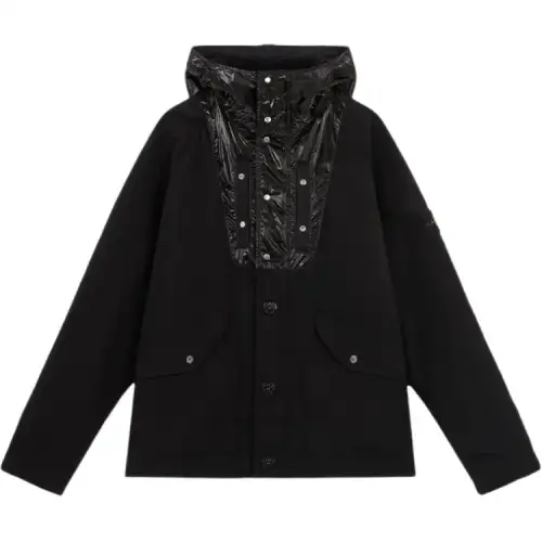 STONE ISLAND Anti Drop Hooded Panama Jacket