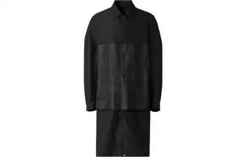 Burberry Reflective Check Panel Technical Car Coat