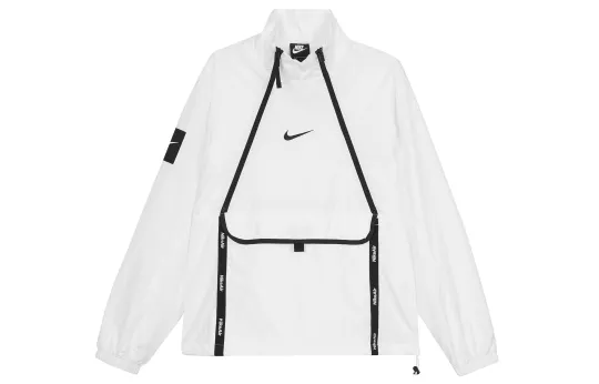 Nike Air Sun Protection Clothing Men's White Crew Neck Moderate