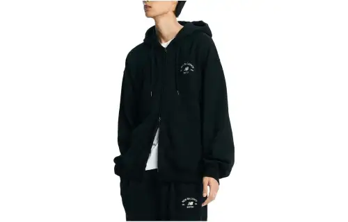 New Balance Jackets Unisex Black Hooded Moderate Other