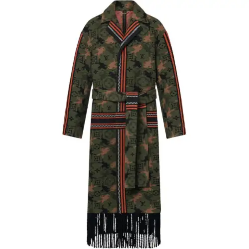LOUIS VUITTON FW24 Coat Men's Rifle Green
