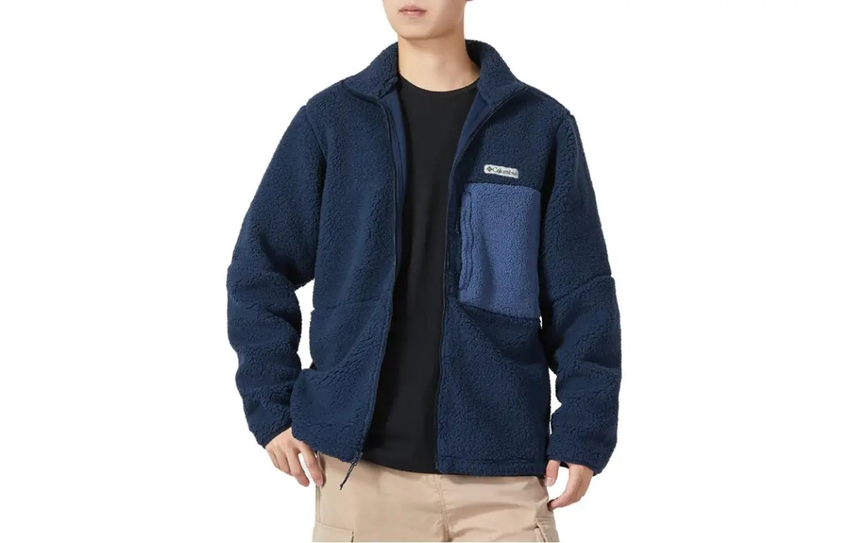 Columbia Velvet feel Coat Men's Dark Blue