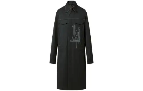 LOUIS VUITTON Coats Men's Black