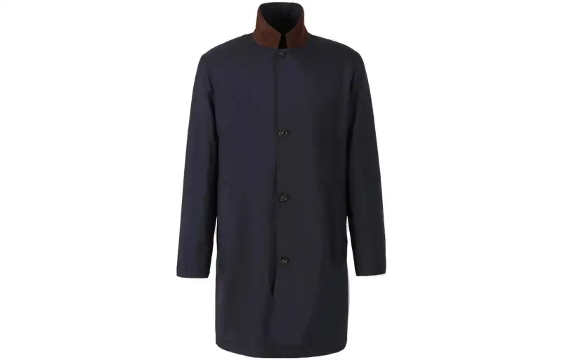 Loro Piana Contrasting Buttoned Coat