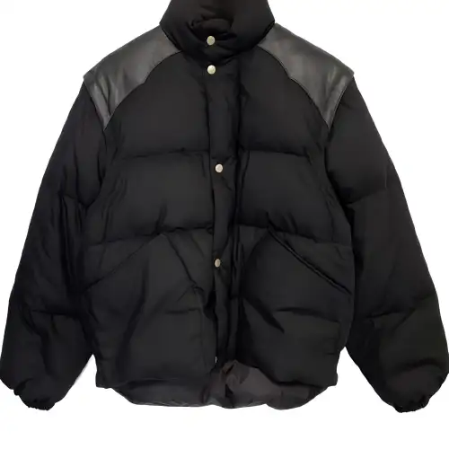 GUCCI Down Jackets Men's Black Stand Collar Moderate Other