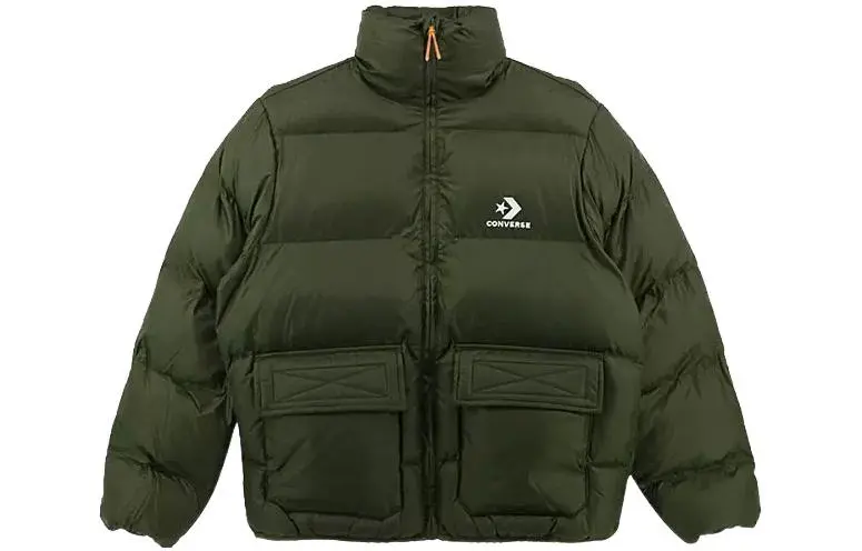 Converse Puffer Jacket Men's Army Green