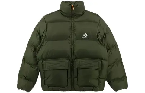 Converse Puffer Jacket Men's Army Green