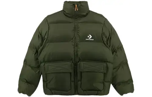 Converse Puffer Jacket Men's Army Green