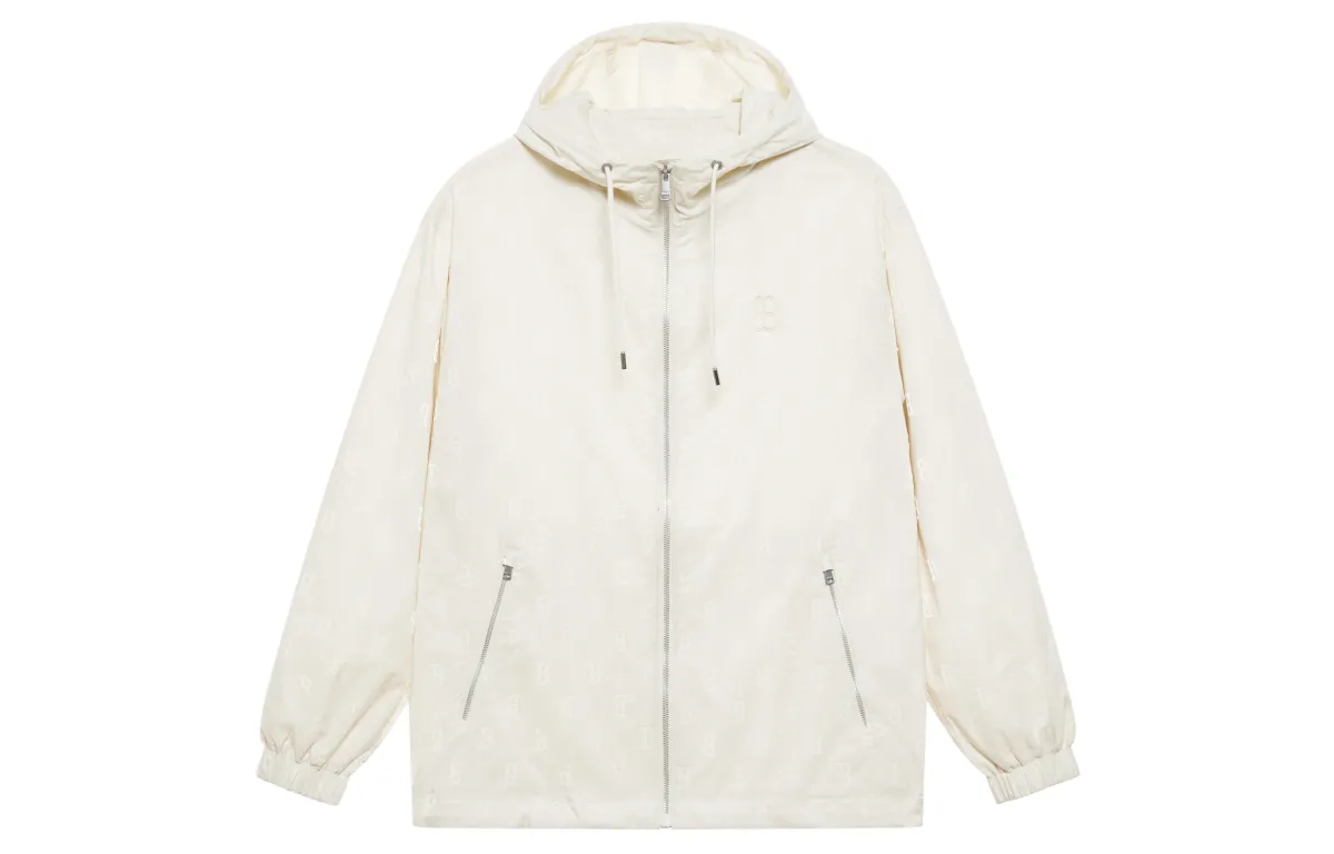 MLB MONOGRAM Collection Boston Red Sox 24FW Windproof Jacket Unisex Cream