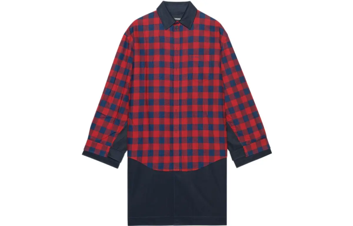 Balenciaga SS22 Coat Loose Fit Men's Red
