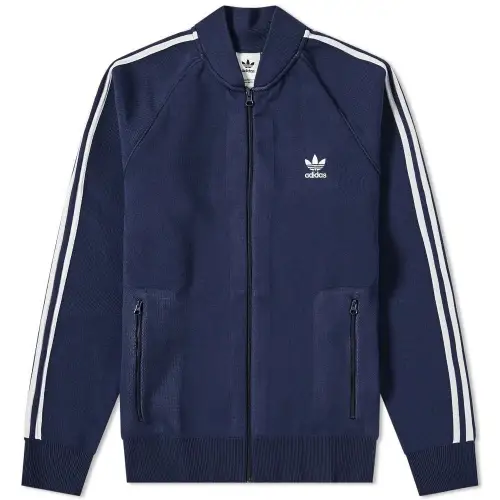 Adidas Originals BF KNIT TT Jackets & Coats Men's Marine Blue