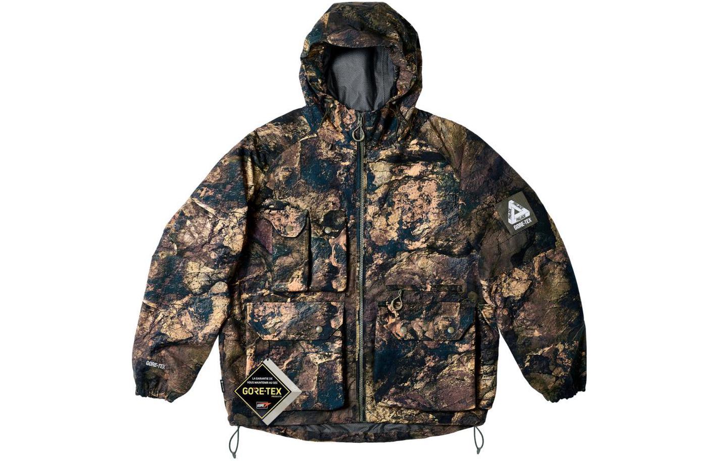 Куртка Palace FW23 GORE-TEX COTTON RS JACKET (коричневая)