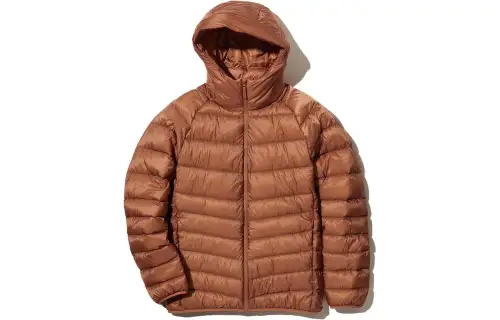 UNIQLO Down Jacket Men's Bright Orange