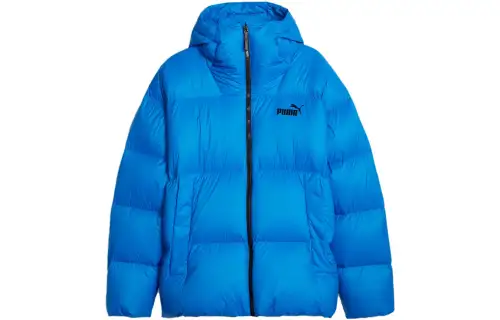 PUMA Jackets Men's Racing Blue Hooded Moderate Other