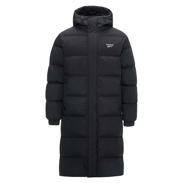 Reebok Down Jackets Unisex Black Stand Collar Moderate Other