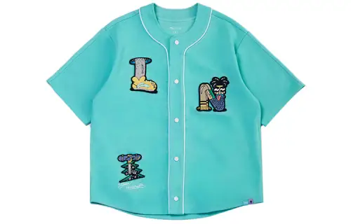 Li Ning x Steven Harrington Skateboard Baseball Jacket Unisex Light Jade Green