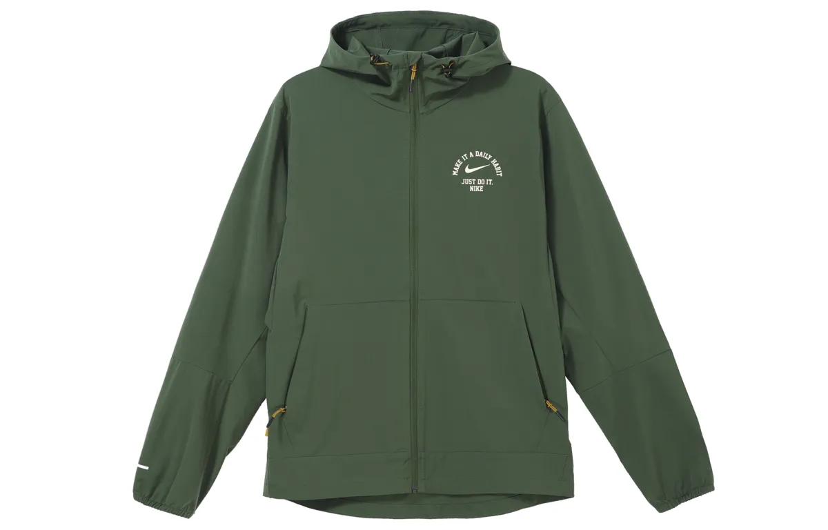 Nike Jackets Men's Fir Green Hooded (Non-detachable) Moderate