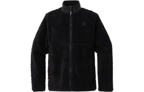 Timberland Velvet Jackets Men's Black Stand Collar Moderate