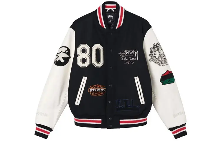 Stussy X Denim Tears X Our Legacy Ttl Varsity Jacket