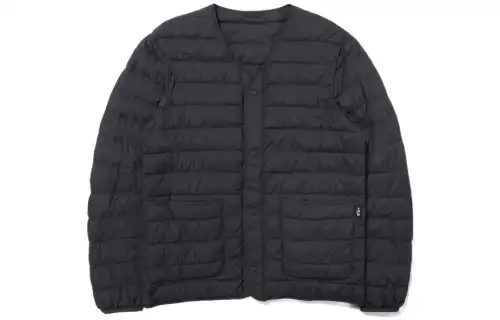 FILA FW22 Puffer Jacket Unisex Dark Gray