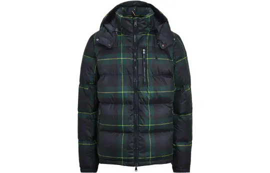 Polo Ralph Lauren SS23 Down Jacket Men's Blue Plaid