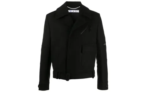 OFF WHITE Logo Peacoat