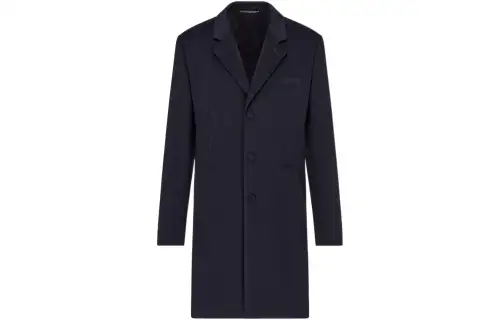 DIOR Coats Men's Blue Moderate