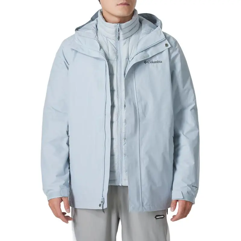 Columbia Hiking Outdoor Hiking For Urban Living/Travel/Commuting Windproof Thermal Windbreaker Jacket Unisex Blue
