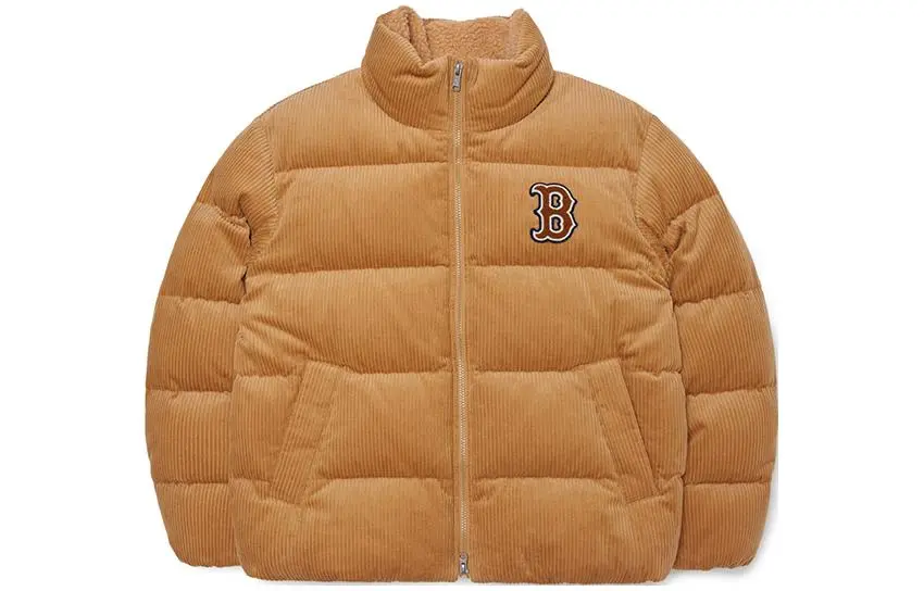 MLB Down Jacket Unisex Beige Yellow
