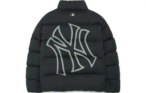 MLB New York Yankees Down Jackets Unisex Black Moderate