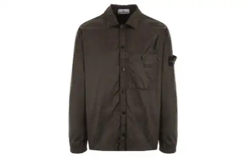 STONE ISLAND Jackets & Coats Men's Green