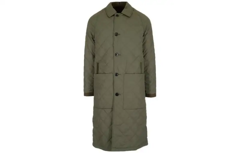 Burberry Coats Men's Army Green