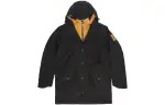 Timberland Puffer Jackets Men's Black Stand Collar Thickened Hard Shell