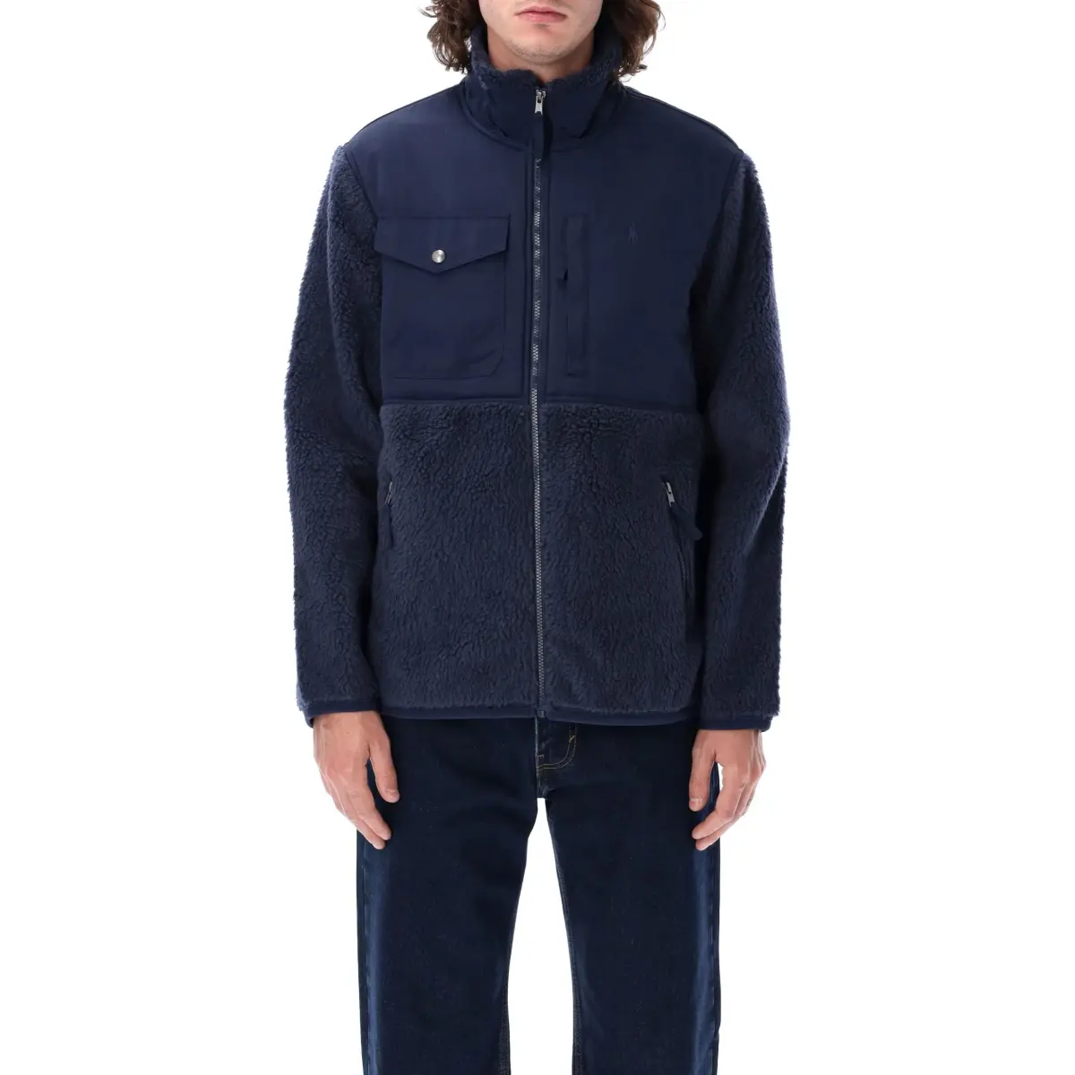 Polo Ralph Lauren Logo Embroidered Panelled Jacket