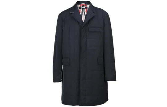 THOM BROWNE Rwb Striped Hooded Coat