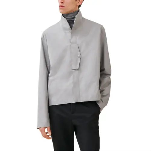 HERMES Jackets & Coats Men's Gray