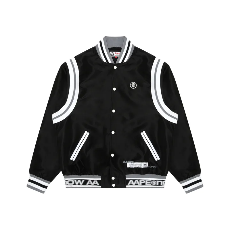 Aape Logo-print Varsity Jacket