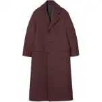 GUCCI Coats Men's Burgundy Lapel Moderate
