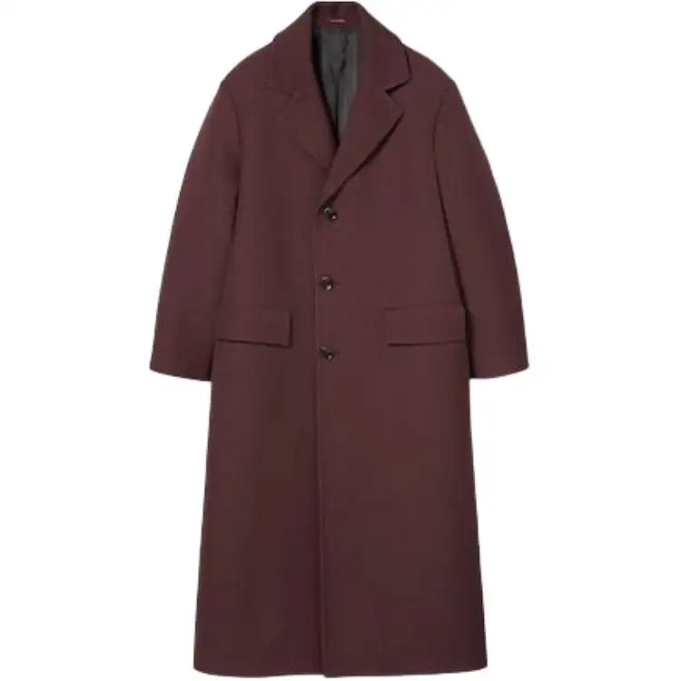 GUCCI Coats Men's Burgundy Lapel Moderate