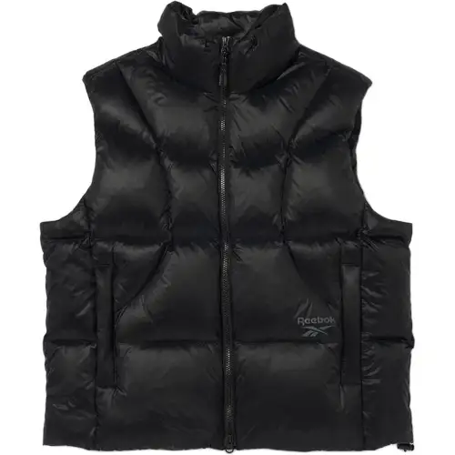 Reebok Vests Unisex Black Stand Collar Other