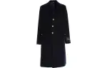 GUCCI Coats Men's Marine Blue Lapel Moderate Straight Fit
