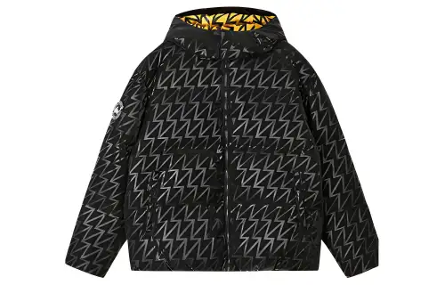 Skechers X Pokemon Pokémon Collaboration Collection Down Jackets Men's Lightning Pattern All Over Print/02MM Hooded Moderate