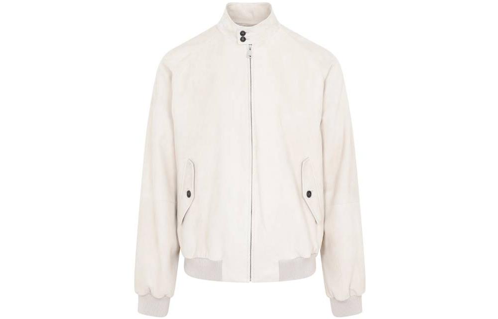 PRADA SS23 Velvet feel Coat Men's White