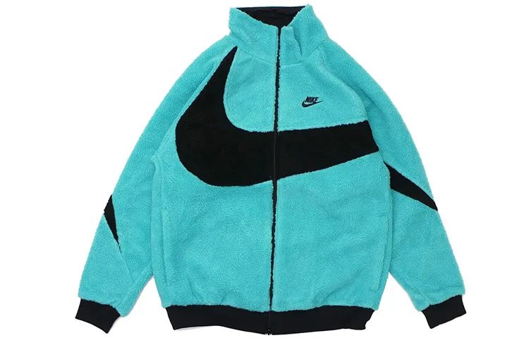 Nike Velvet Jackets Men's Stand Collar Moderate