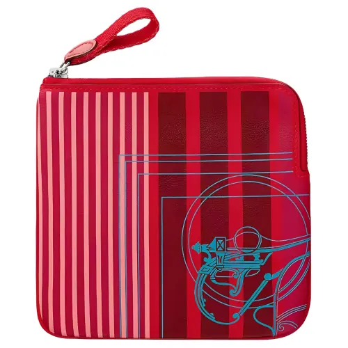 HERMES Carre Pocket Swift Calfskin Clutch Small Women's