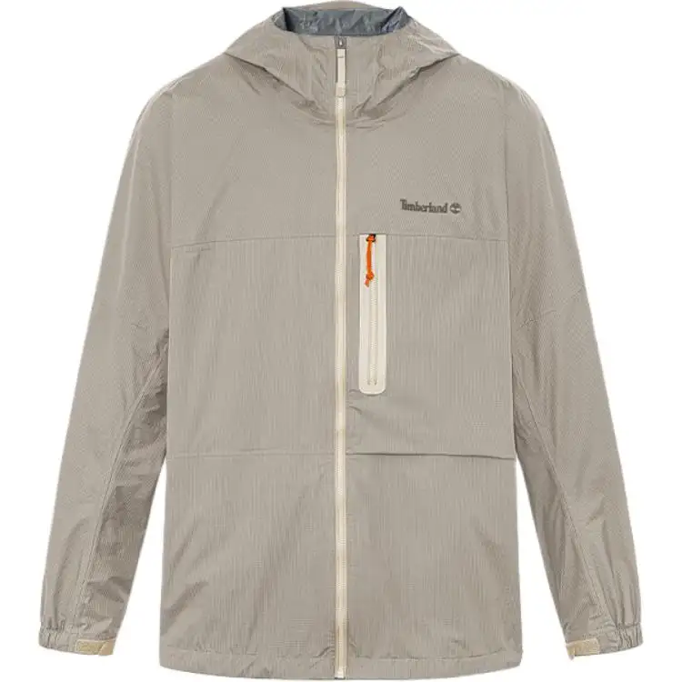 Timberland Outdoor Hiking Waterproof And Windproof Windbreaker Jacket Men's Light Brown